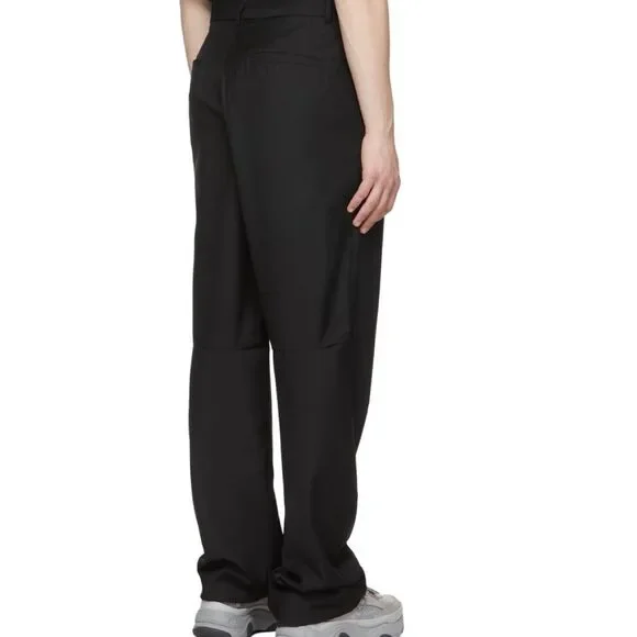 C2H4 Filtered Reality Folded Waist Tailored Trouser R002-056 - Sz Large - Black